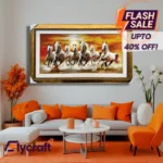 Spirit of the Herd - Framed Rug Art